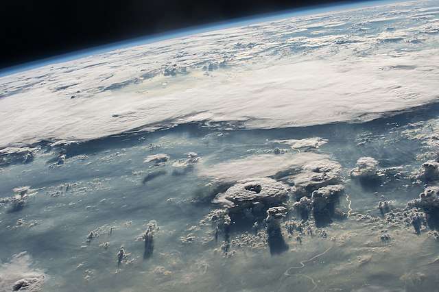 640px ISS 48 Towering cumulonimbus and other clouds over the Earth 21