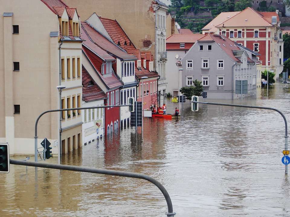Flood in Meißen, Germany